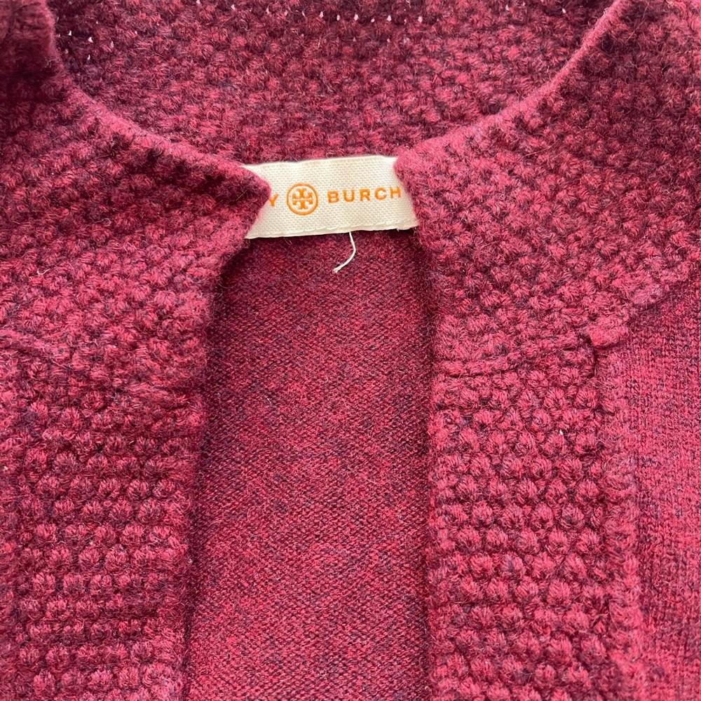 Tory Burch Maroon Sweater